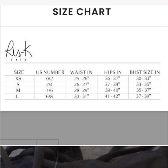 RIS-K Black Whisked One-piece Swimsuit - Picture 12 of 13